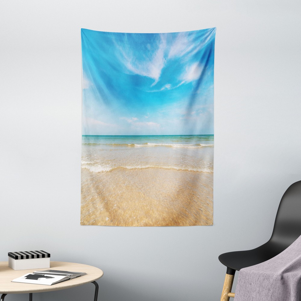 Hawaii Tapestry Tropic Sea Sky Scenery Print Wall Hanging Decor