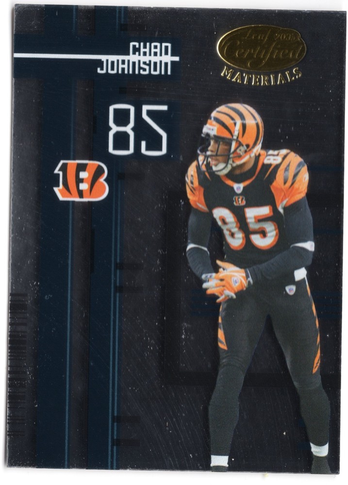 2005 Leaf Certified Materials - Chad Johnson #24 Cincinnati Bengals b2