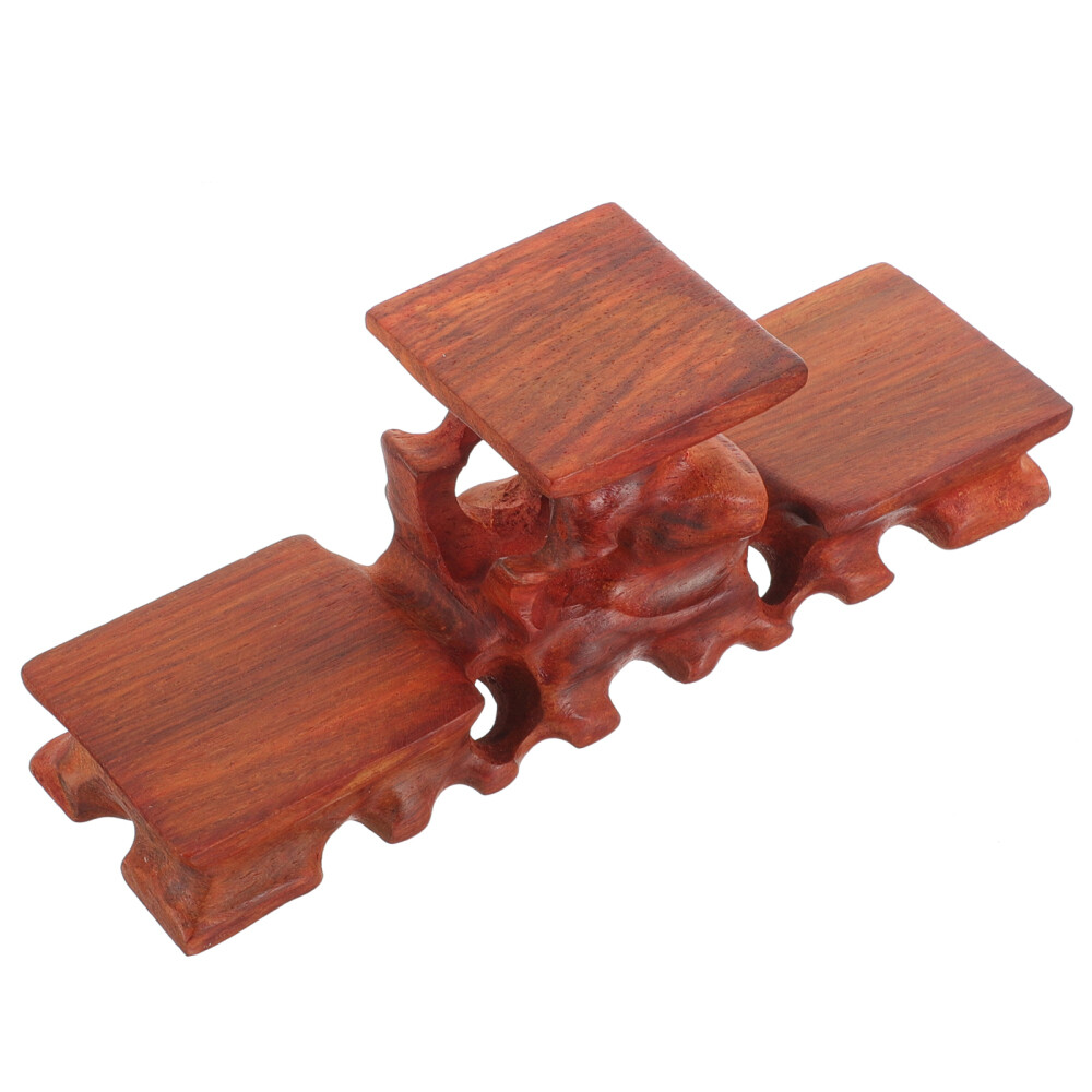 Wooden Office Pedestal Stand for Vases and Statues Indoor Display