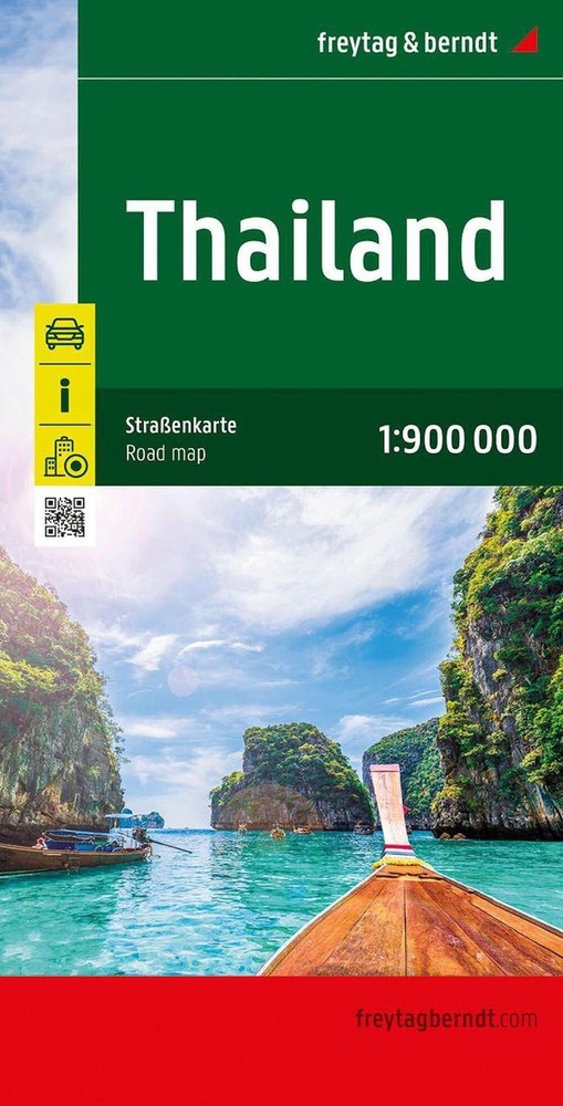 Thailand Road Map: 1:900,000 scale by Freytag-Berndt Folded Book