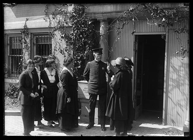 Washington D.C. National Woman's Party Headquarters 1910s Suffragists Group