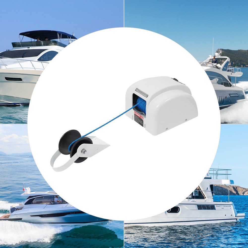 45LB Free Fall Saltwater Boat Anchor Winch with Wireless Remote