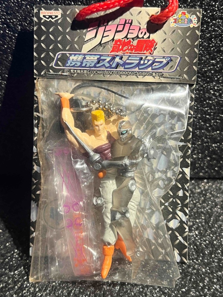 JoJo's Bizarre Adventure Figure Keychain strap Japan Anime Vintage Shonen Jump