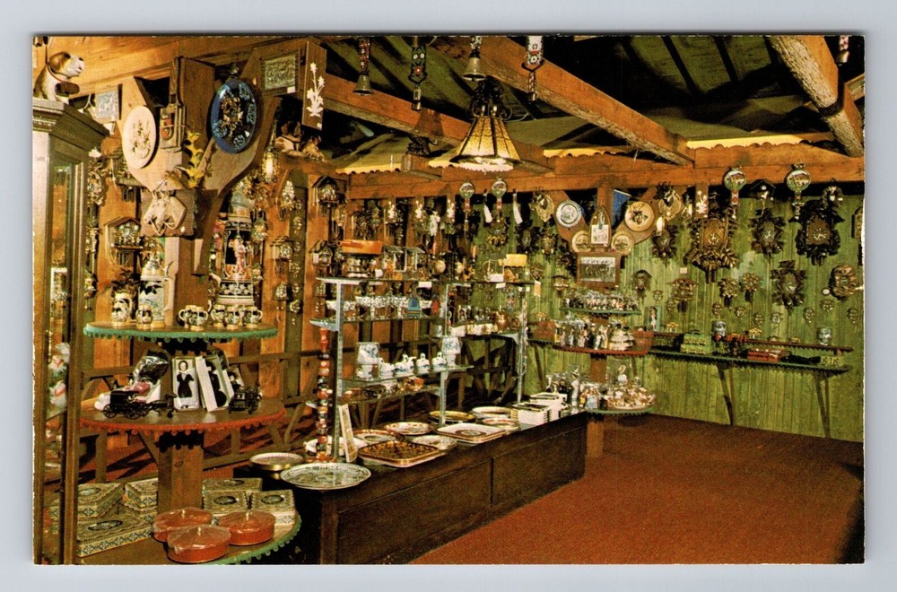 Wilmot OH-Ohio, Black Forest Gift Shop, Advertising, Vintage Souvenir Postcard