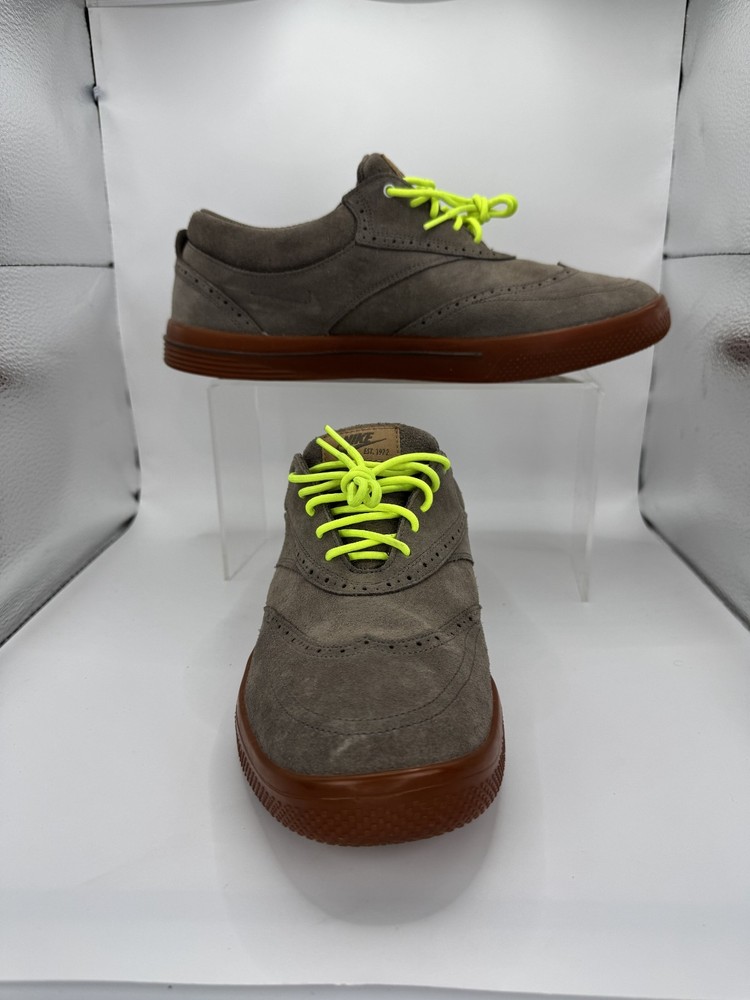 Nike LunarGrand Wingtip Suede Men's Spikeless Golf Gray/Brown M 11 533094-200