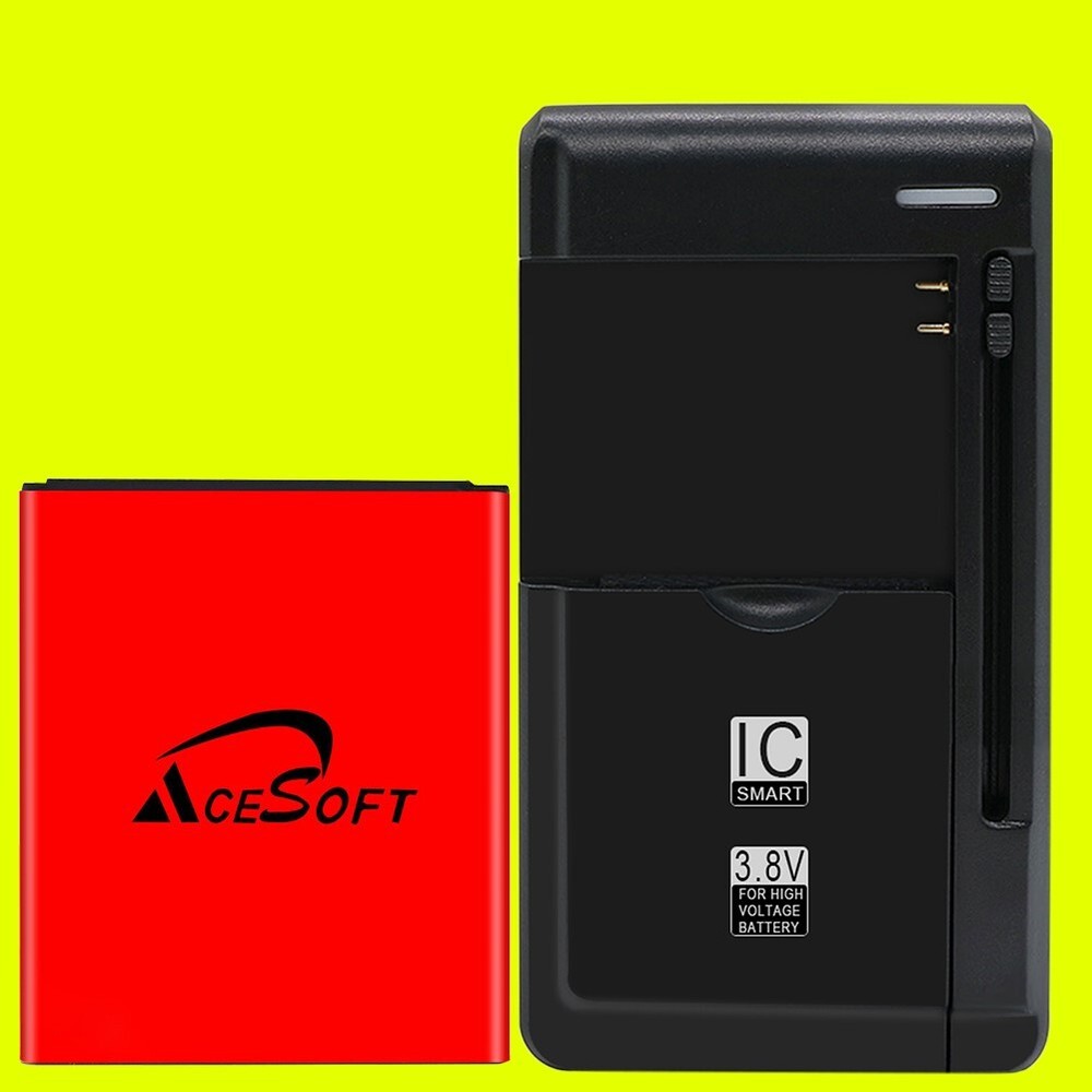 High Capacity 2000mAh Battery Universal Charger f Samsung Galaxy Ace Style S765C-image