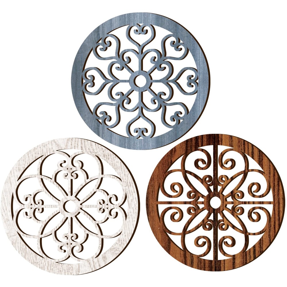3 Pieces Thicken Rustic Wall Decor Farmhouse Wall Art Decor Wood Hanging Decorat