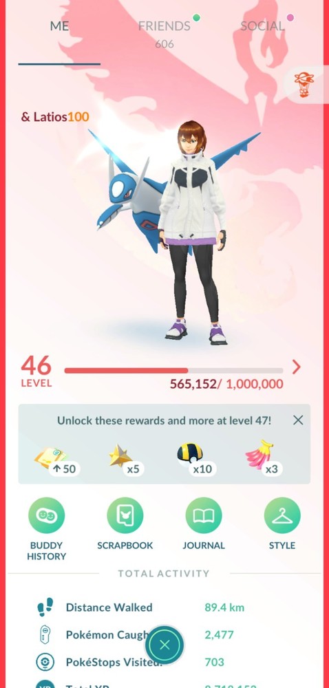 Pokémon go account 46 Stack Pokémon good for starter with shiny mewtwo