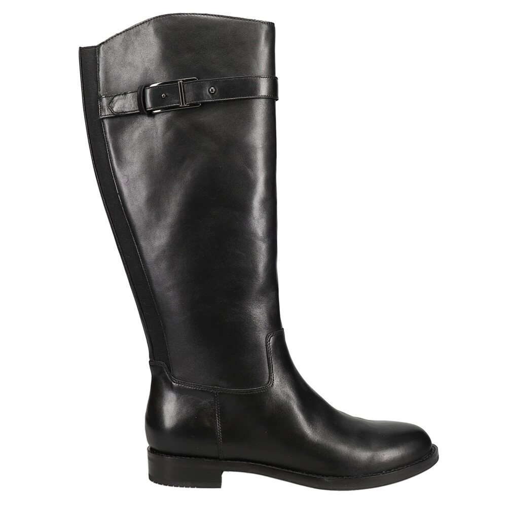 Easy Spirit Aubrey Zippered Riding  Womens Black Casual Boots E-AUBREY-001