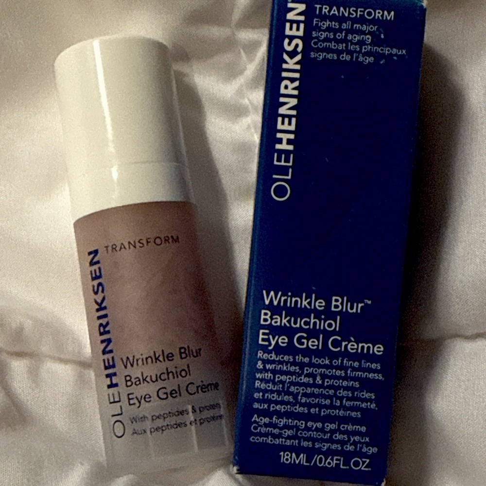 Ole Henriksen Wrinkle Blur Bakuchiol Eye Gel Creme 18 ml 0.6 oz New In Box