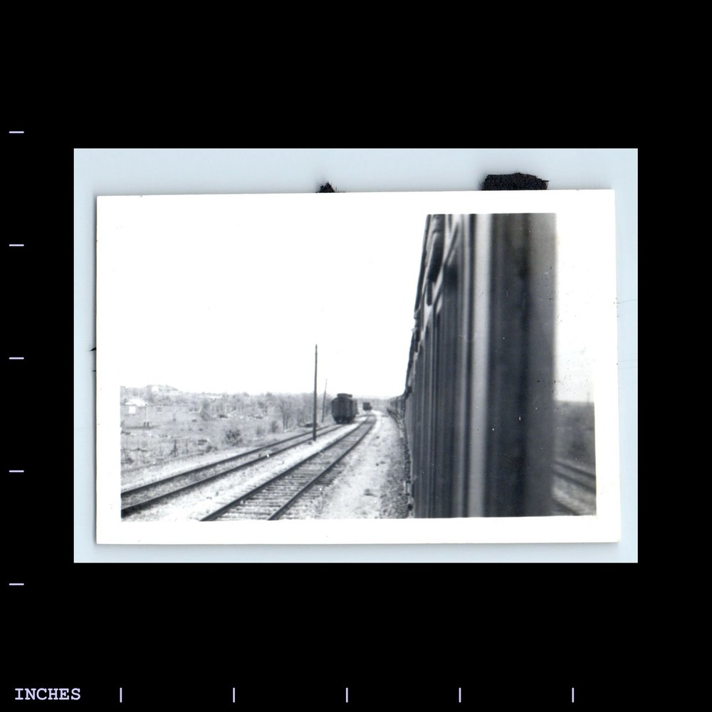 Old Vintage Photo RAILROAD TRAIN TRACKS