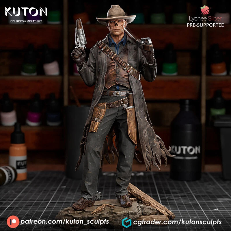 The Ghoul Full Resin Figures Model Kit 1/24 Scale Unpainted Unassembled