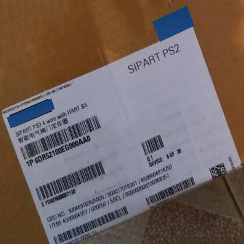 6DR5210-0EG00-0AA0 New Sealed Siemens Valve Positioner 6DR5210-0EG00-0AA0