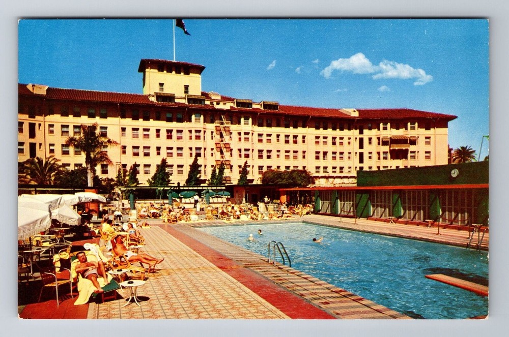 Los Angeles CA-California, Ambassador Hotel, Advertising, Vintage Postcard