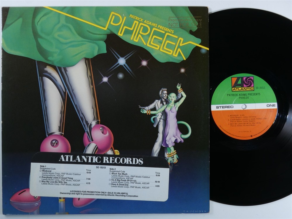 PHREEK Self Titled ATLANTIC SD-19213 LP VG+ i