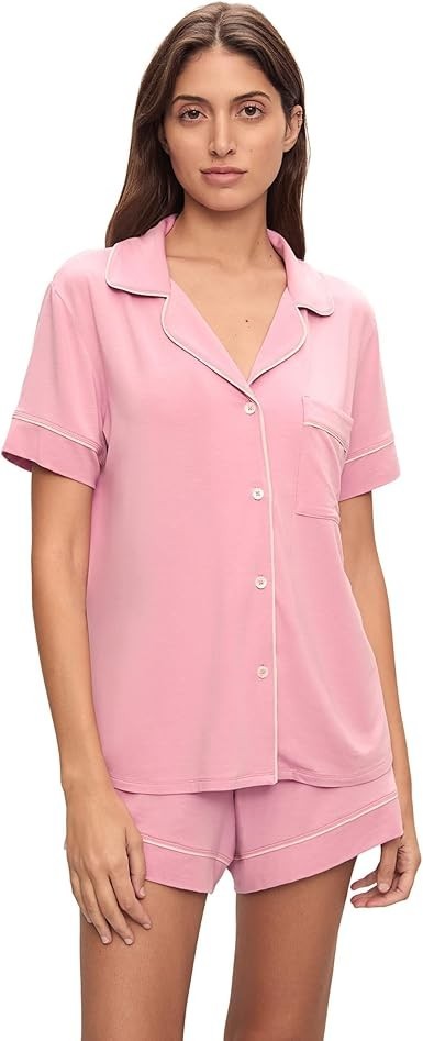 Eberjey Gisele Modal Relaxed Pajama Shorts, Pink, Size M 0367 (Just shorts)