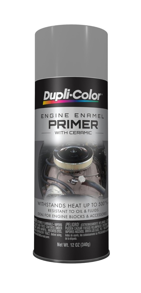 Dupli Color Gray Engine Primer Spray Paint 12 Ounce High Heat Durable Finish
