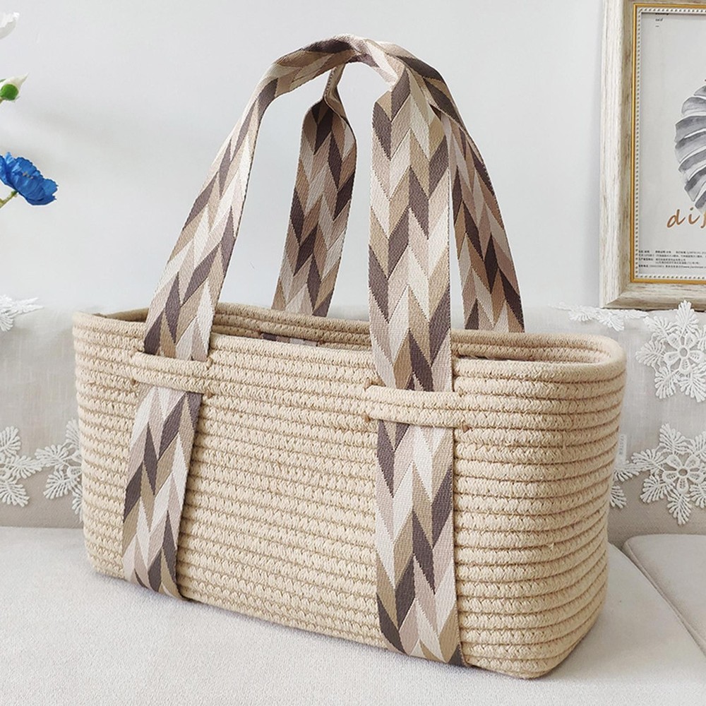 Casual High Capacity Tote Bag for Beach Work Travel and Dating