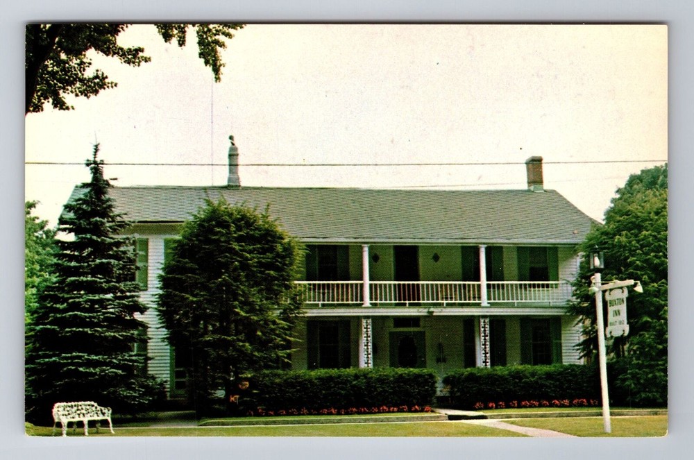 Granville OH-Ohio, Buxton Inn, Advertising, Antique Vintage Souvenir Postcard