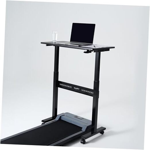 Non-Electric Auto-Lifting Standing Desk, No Knobs or Crank, Cordless, Rolling