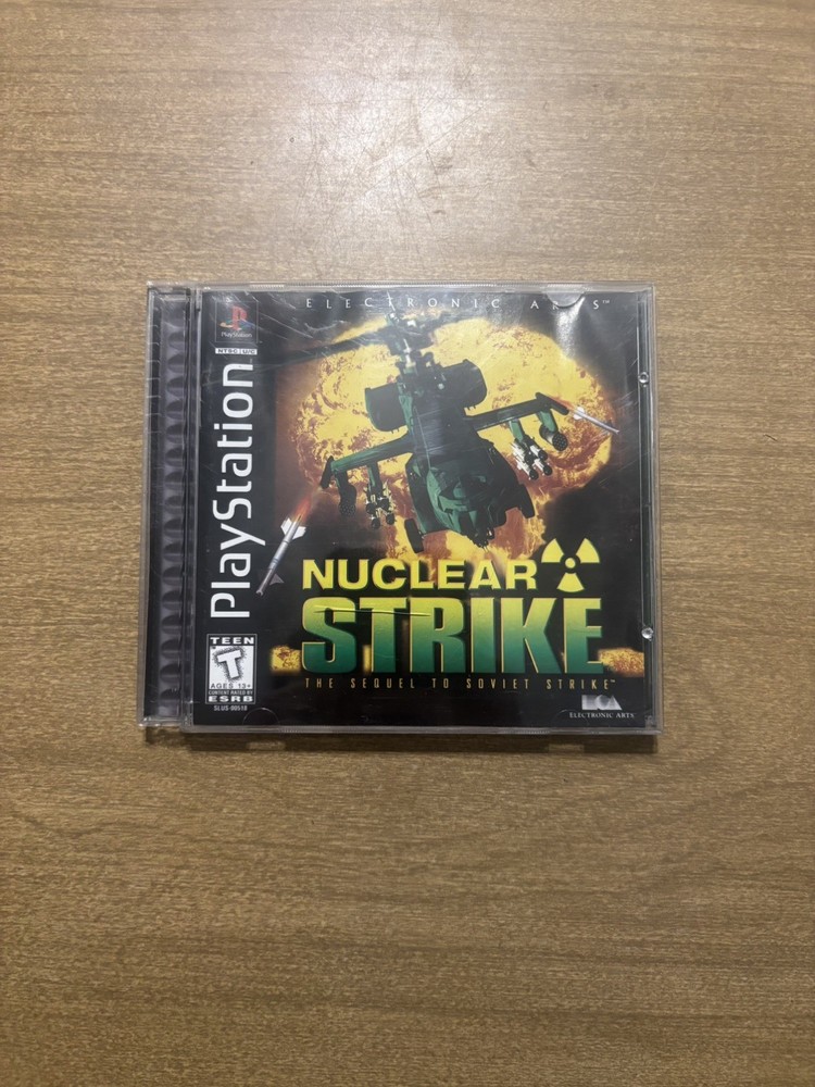 Nuclear Strike (Sony PlayStation 1, 1997) Complete With Manual