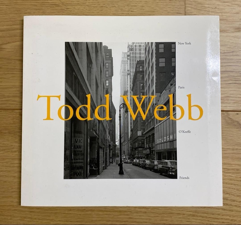 Todd Webb Photo Exhibition Book, 1998, Monochrome US City & Portraits