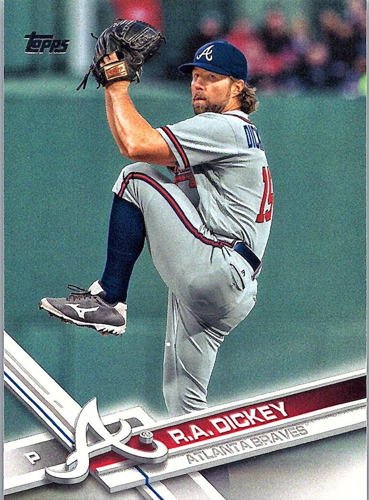 2017 Topps #409 R.A. Dickey Atlanta Braves
