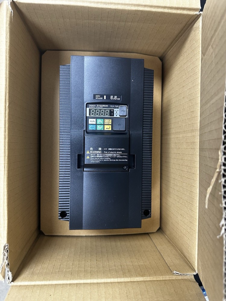 Omron 3 Phase VFD- Variable Frequency Drive 3G3MX2-A4055 - Open Box