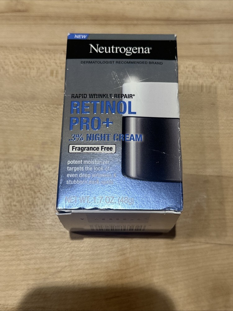 Neutrogena Rapid Wrinkle Repair Night Cream with 0.3% Retinol 1.7 oz