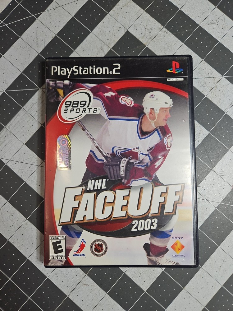 NHL Face Off 2003 PS2 PlayStation 2 Tested and Working Hockey Game CIB GUC E5