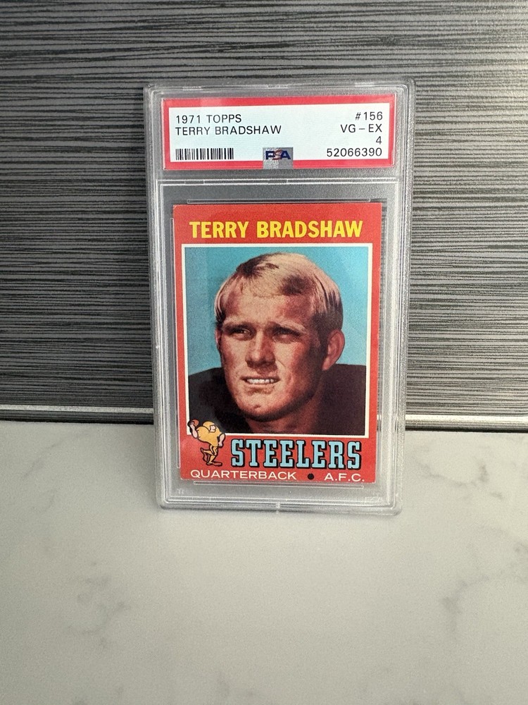 1971 Topps - Terry Bradshaw #156 PSA 4 Pittsburgh Steelers