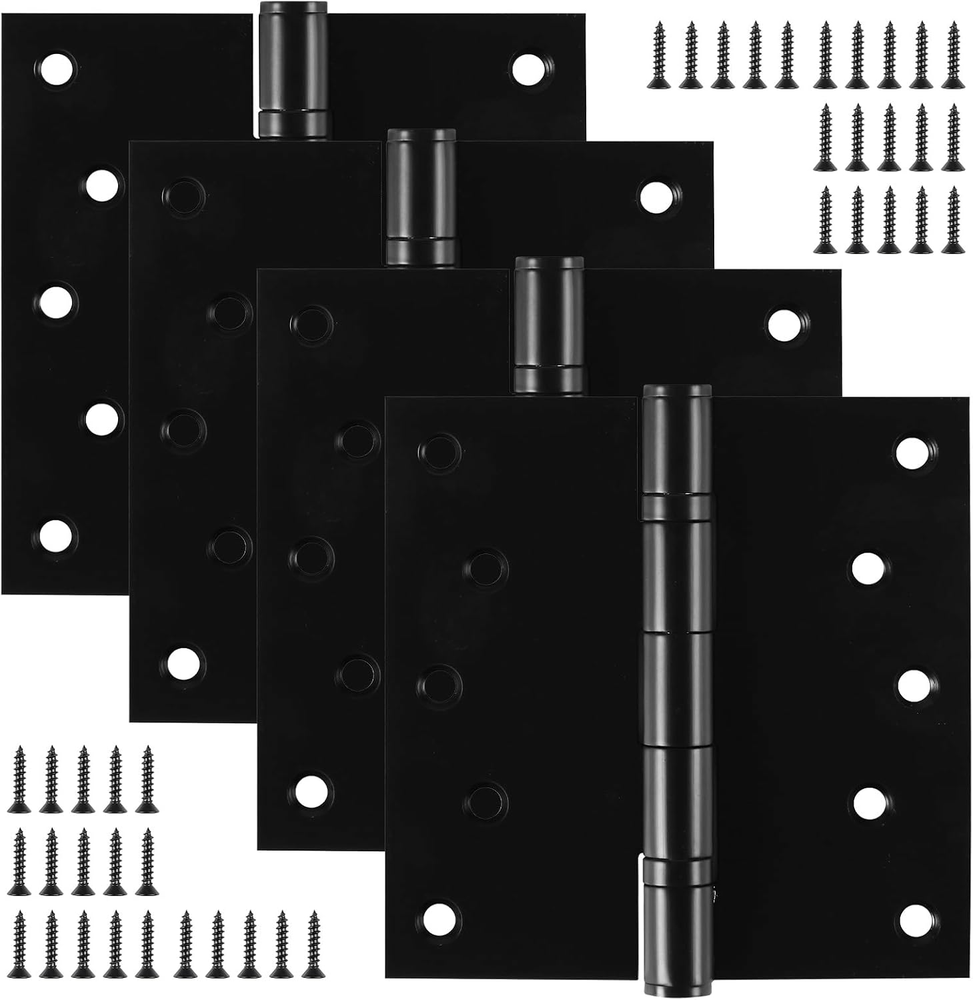 5 Inch Stainless Steel Door Hinges, Heavy Duty Commercial Door Hinges Ball Beari