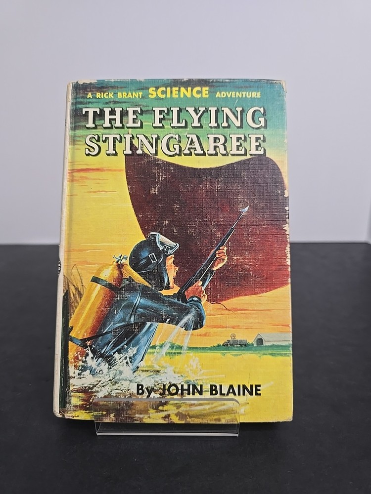 The Flying Stingaree John Blaine 1963 Rick Brant #18 1st Edition HC Map VG...