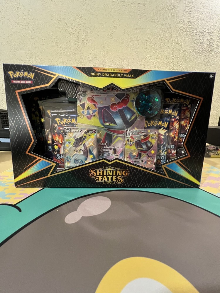 Pokémon TCG Shining Fates Shiny Dragapult VMax Premium Collection Sealed