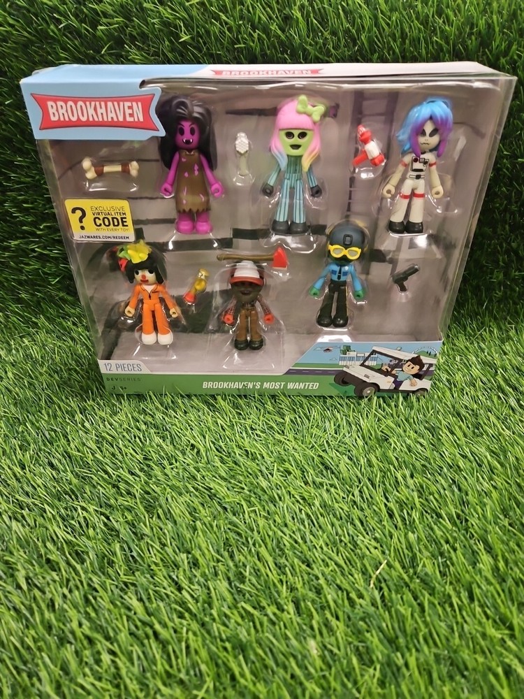 ROBLOX DEVSERIES BROOKHAVEN'S MOST WANTED 6 ACTION FIGURES NEW JAZWARES