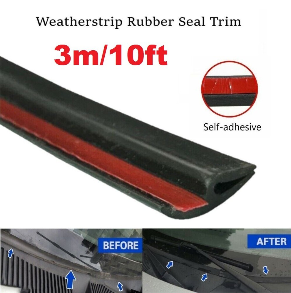3M Car Roof Windshield Window Rubber Seal Strip Sealed Moulding Trim Accessories