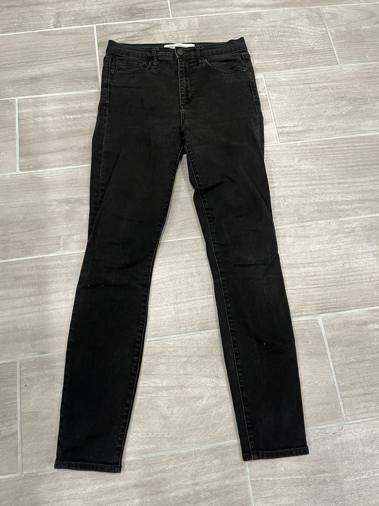 Gap 1969 Jeans Women’s Size 27 Color Black Denim TRUE SKINNY HIGH RISE