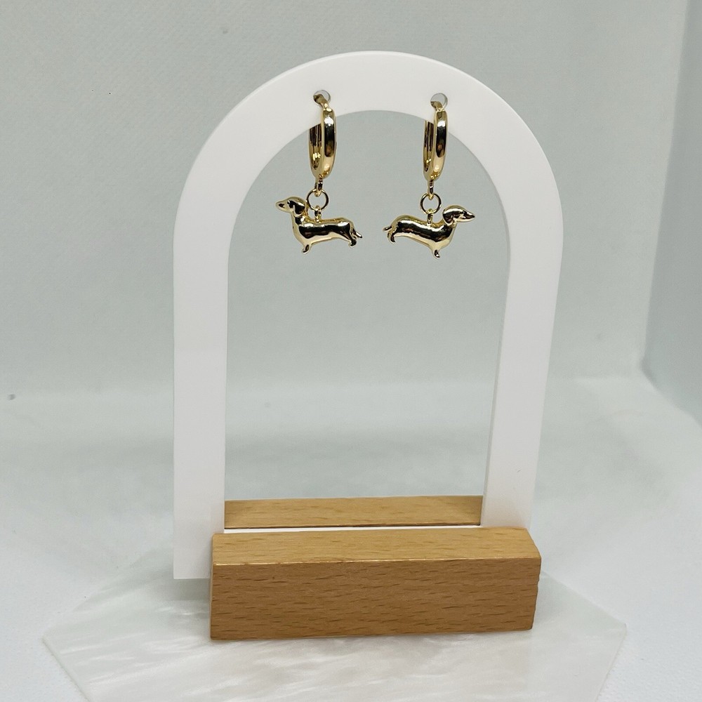 Sausage Dog Hoop Earring