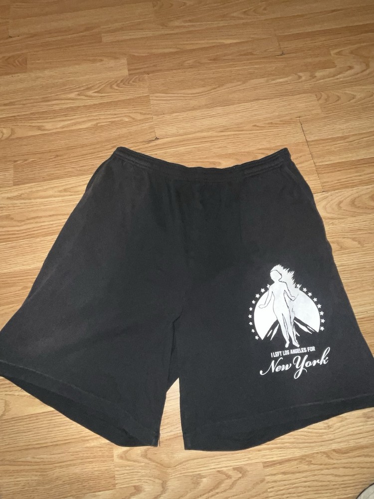 Pleasures Graphic Print Shorts for Men Streetwear Comfort Fit