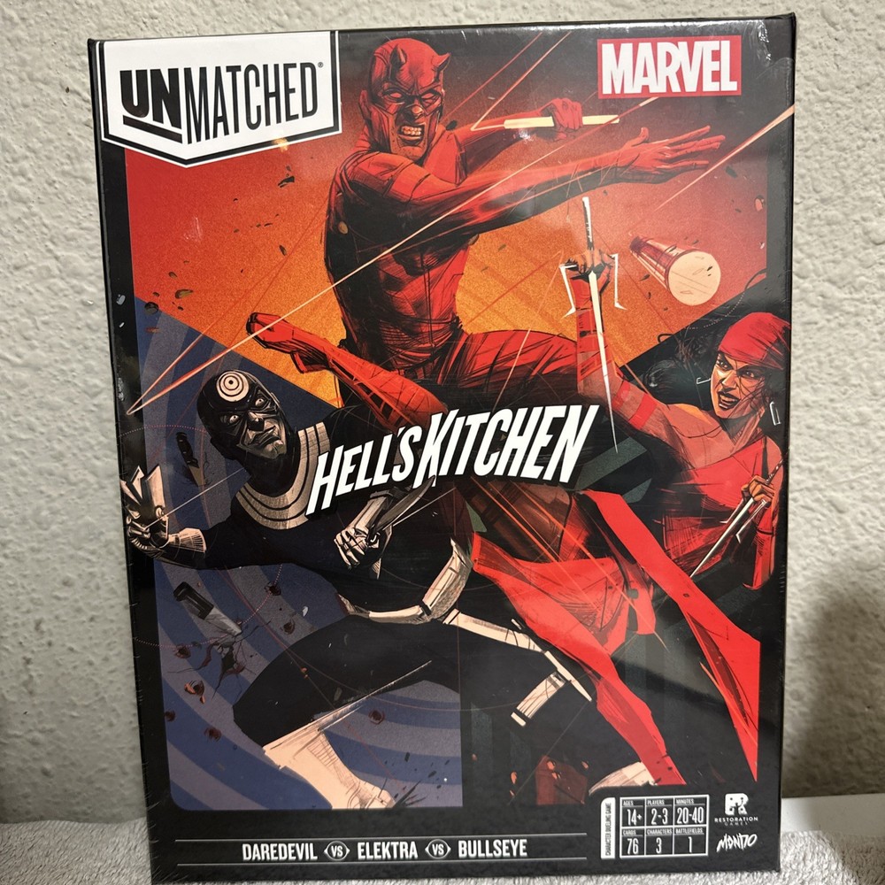 Unmatched: Marvel - Hells Kitchen - Board Game - Sealed