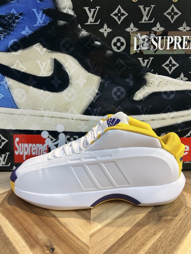 Kobe adidas Men's Crazy 1 Basketball Shoes Lakers Home 2022 GY8947 Men’s 12 USA