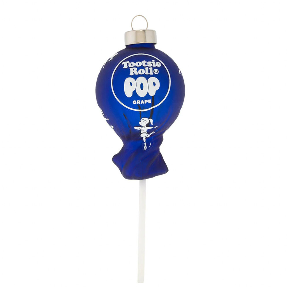 Grape Tootsie Roll Pop Ornament