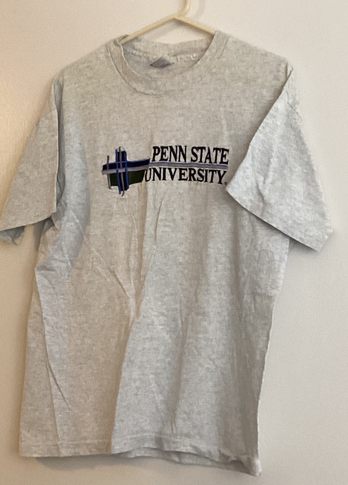 Penn State University T-Shirt Gray LARGE