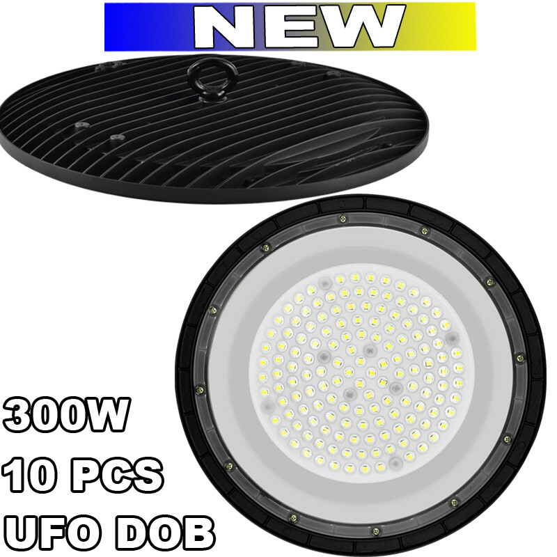 10PACK 300 W  ufo lights  Factory Warehouse Commercial Light Fixtures 6500K