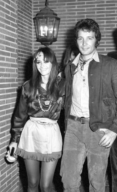 Sharon Mae Lubin & Jazz Funk musician Herb Alpert attend a SH- 1968 Old Photo