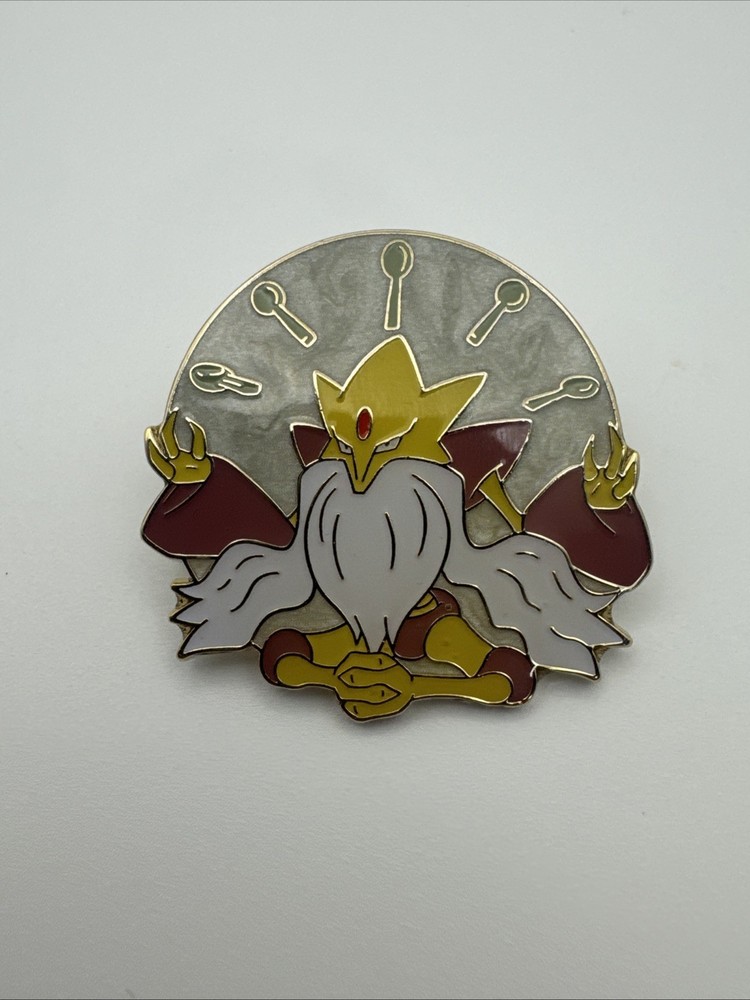 Pokemon Mega Alakazam  Official 2016 Collector's Enamel Pin 1.5