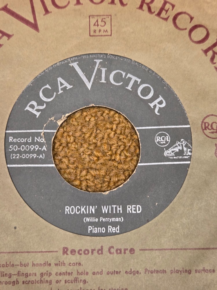 45 RPM Piano Red RCA 0099 Rockin With Red / Red's Boogie VG-