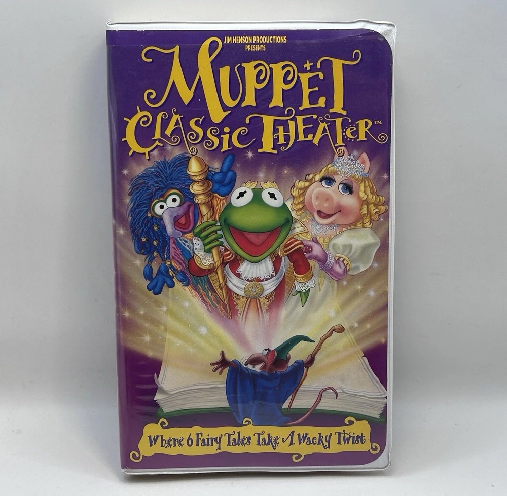 Muppet Classic Theater VHS Video Tape Movie Vintage Clean Clamshell Nearly New!