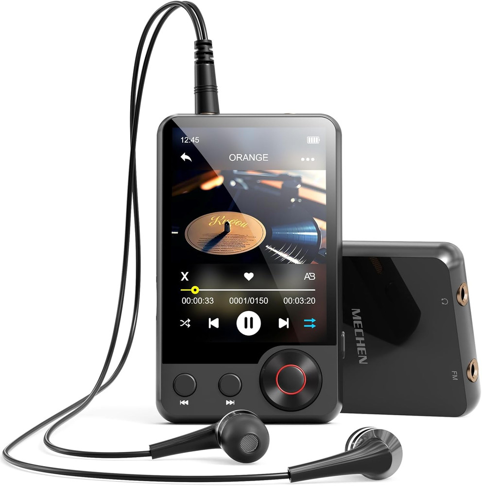 128GB MP3 Player with Bluetooth -  D53 Portable MP3 Touch Screen Music Player wi