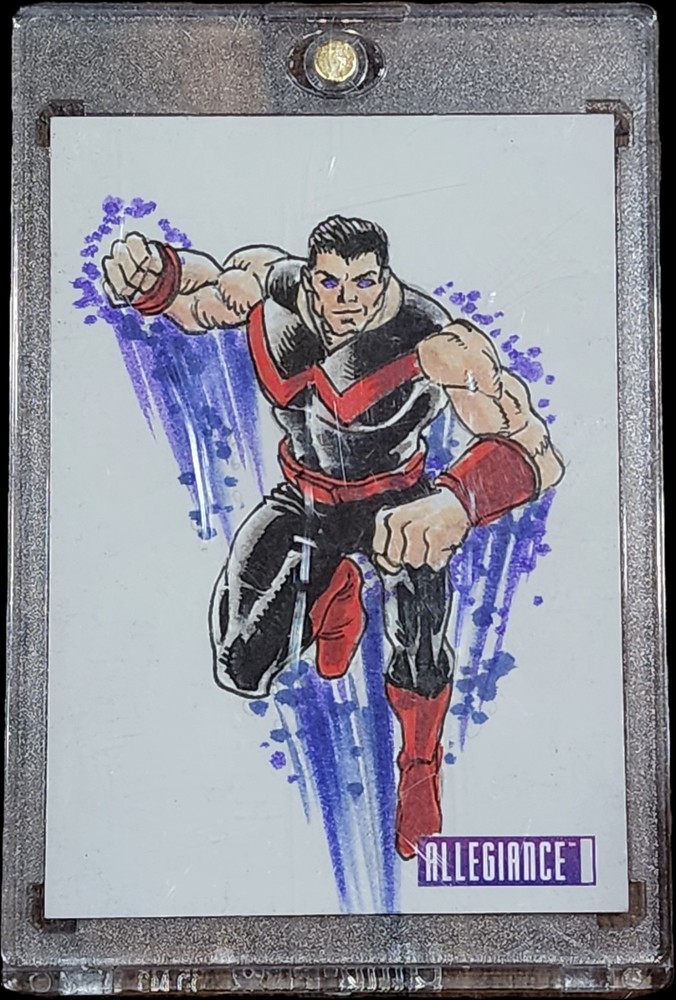 2023  Marvel Allegiance Infinity Sketch Card 1/1 Wonder Man Lorenzo Jiles